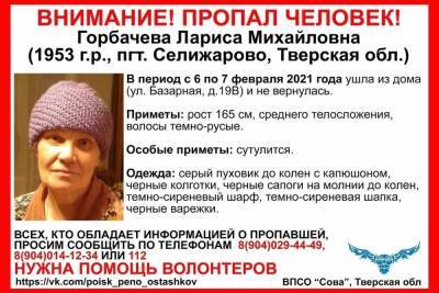 В Тверской области пенсионерка ушла из дома и не вернулась