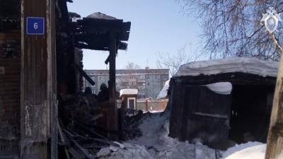 Появилось видео из дома в Сыктывкаре, где сгорели пять человек