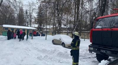 В Киеве вспыхнул пожар в детском садике