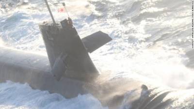 Японская подводная лодка столкнулась частным судном в Тихом океане