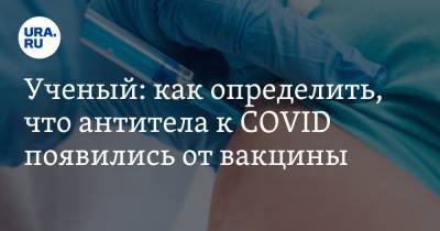 Ученый: как определить, что антитела к COVID появились от вакцины