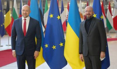 Шмыгаль и президент Евросовета обсудили ассоциацию Украины с ЕС: детали