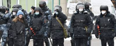В Москве задержали участника незаконной акции, напавшего на силовика