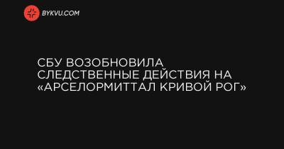 СБУ возобновила следственные действия на «АрселорМиттал Кривой Рог»