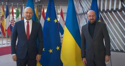 Премьер Шмыгаль встретился со своим коллегой-двойником на саммите "Украина-ЕС" (фото)