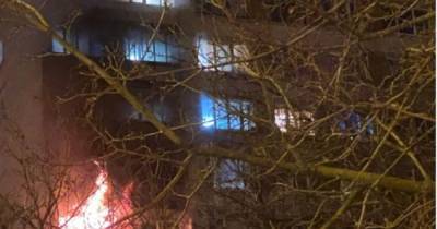 Женщина погибла при пожаре в жилом доме в Петербурге