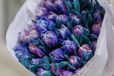 Букеты из тюльпанов к 8 Марта по оптовым ценам оформит организациям «Королевство цветов»