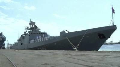 Российский фрегат «Адмирал Григорович» зашел в Порт-Судан