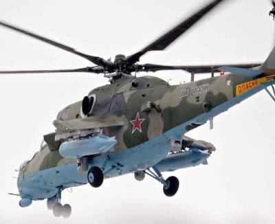 Крушение вертолета Ми-35 ВКС РФ на севере Сирии - free-news.su - Сирия - провинция Хасака
