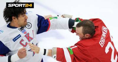 Легендарная драка 115-килограммового русского хоккеиста. Артюхин разбил лоб канадскому тафгаю Бреннану: видео