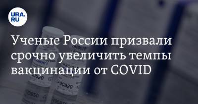 Ученые России призвали срочно увеличить темпы вакцинации от COVID. «Последствия будут печальными»