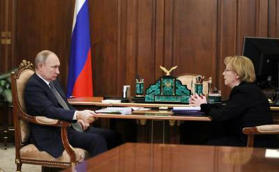Скворцова доложила Путину о новом препарате от коронавируса