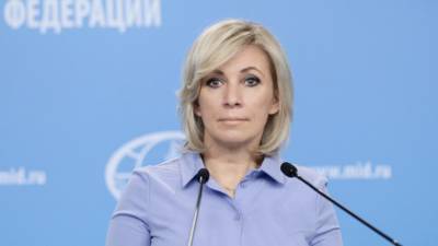 Захарова оценила реакцию Киева на инцидент у Генконсульства в Петербурге