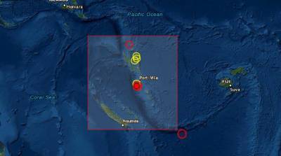 Землетрясение магнитудой 5,3 произошло у берегов Вануату