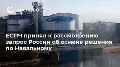ЕСПЧ принял к рассмотрению запрос России об отмене решения по Навальному