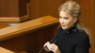 Тимошенко потребовала запретить импорт электроэнергии из РФ и Белоруссии