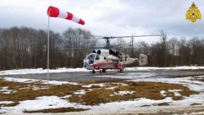 В Тверской области вертолеты МЧС дважды за день вылетали на помощь пациентам