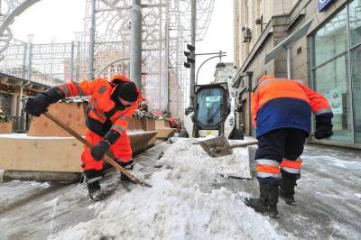 Как в Москве ликвидируют последствия резкого потепления