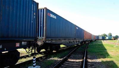 Укрзализныця в этом году приняла четыре контейнерных поезда из Китая