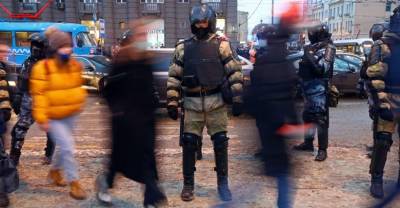 В МВД сочли обоснованным применение силы полицией на незаконных акциях в Москве