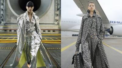 Модный показ в аэропорту: коллекция Balmain осень – зима 2021/2022