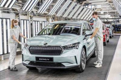 Skoda выпустила 15-миллионный автомобиль на главном заводе в Млада-Болеславе