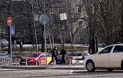 Ссора двух водителей в центре Киеве закончилась поножовщиной