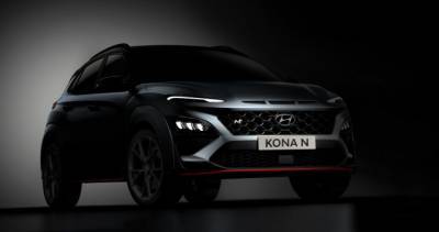Hyundai представила первые изображения нового кроссовера Kona N
