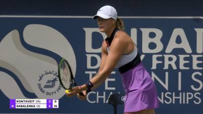 Арина Соболенко вышла в четвертьфинал теннисного турнира в Дубае