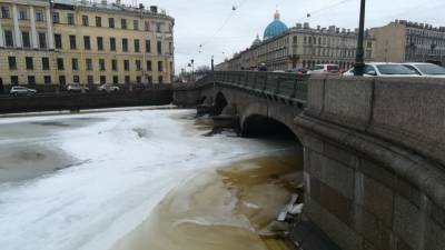 Экологи объяснили петербуржцам причины окраса воды в акватории города