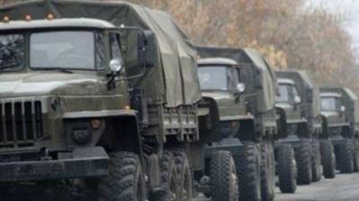 Из Горловки в сторону Донецка проследовала колонна террористов «ДНР»