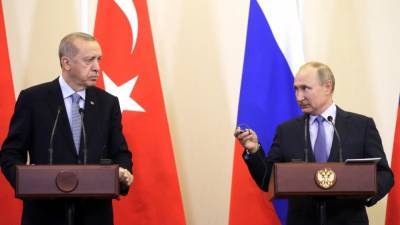 Путин согласился с планами Эрдогана устроить личную встречу