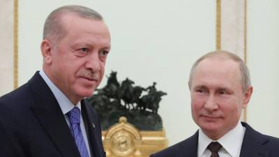 Путин и Эрдоган договорились встретиться лично в ближайшее время