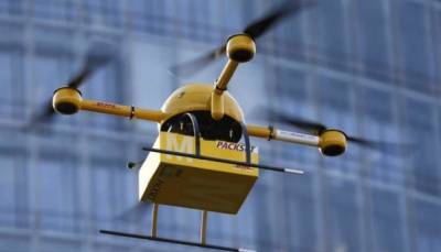 В Украине товары тоже уже доставляют дроны и роботы