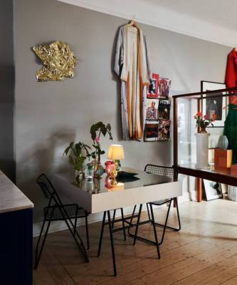 Квартира с винтажной мебелью в Стокгольме