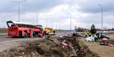 В Польше отрицают, что отказывали в помощи украинцам, пострадавшим в ДТП с автобусом