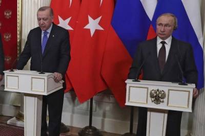 В Кремле заявили, что место встречи Путина и Эрдогана пока не определено