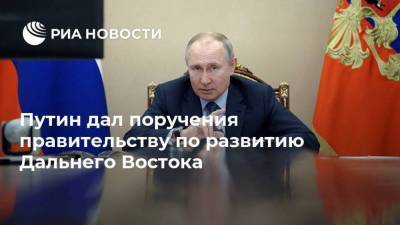 Путин дал поручения правительству по развитию Дальнего Востока