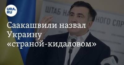Саакашвили назвал Украину «страной-кидаловом»