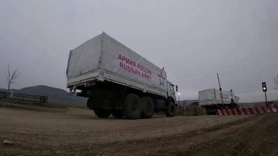 Российские миротворцы обеспечили доставку гуманитарного груза в Кельбаджарский район Азербайджана