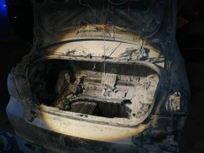 За сутки в Астрахани сгорели два автомобиля