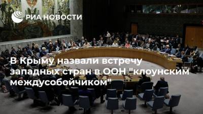 В Крыму назвали встречу западных стран в ООН "клоунским междусобойчиком"