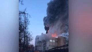 В Коврове загорелся оборонный завод имени Дегтярёва — видео