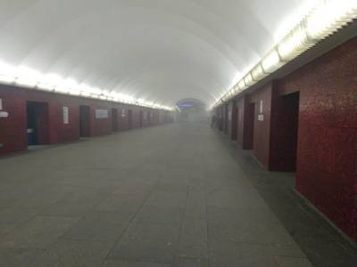 Фото: на станции метро «Маяковская» в Петербурге случилось задымление