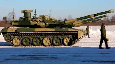 Партия танков Т-90М прибыла в гвардейскую танковую армию