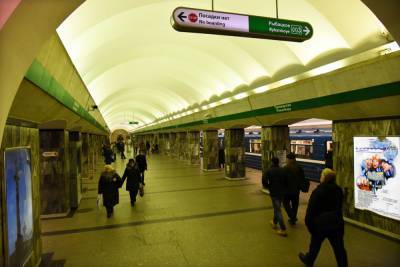 Замыкание семафора назвали причиной остановки движения в метро в Петербурге