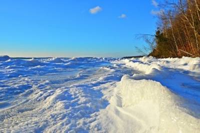 На Финском заливе нашли вмерзшее в лед тело мужчины