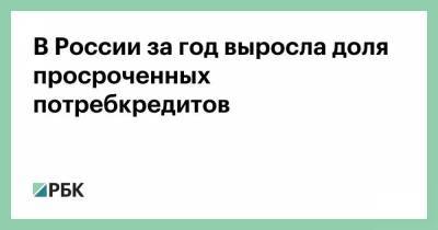 В России за год выросла доля просроченных потребкредитов