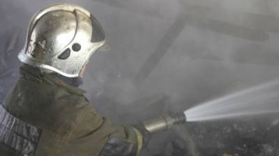Пожар уничтожил десять машин в подмосковном автосервисе