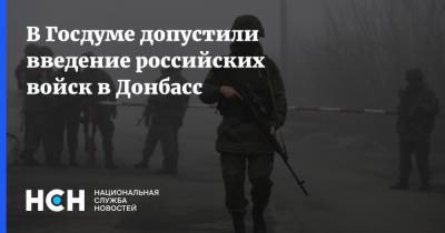 В Госдуме призвали ввести российские войска в Донбасс